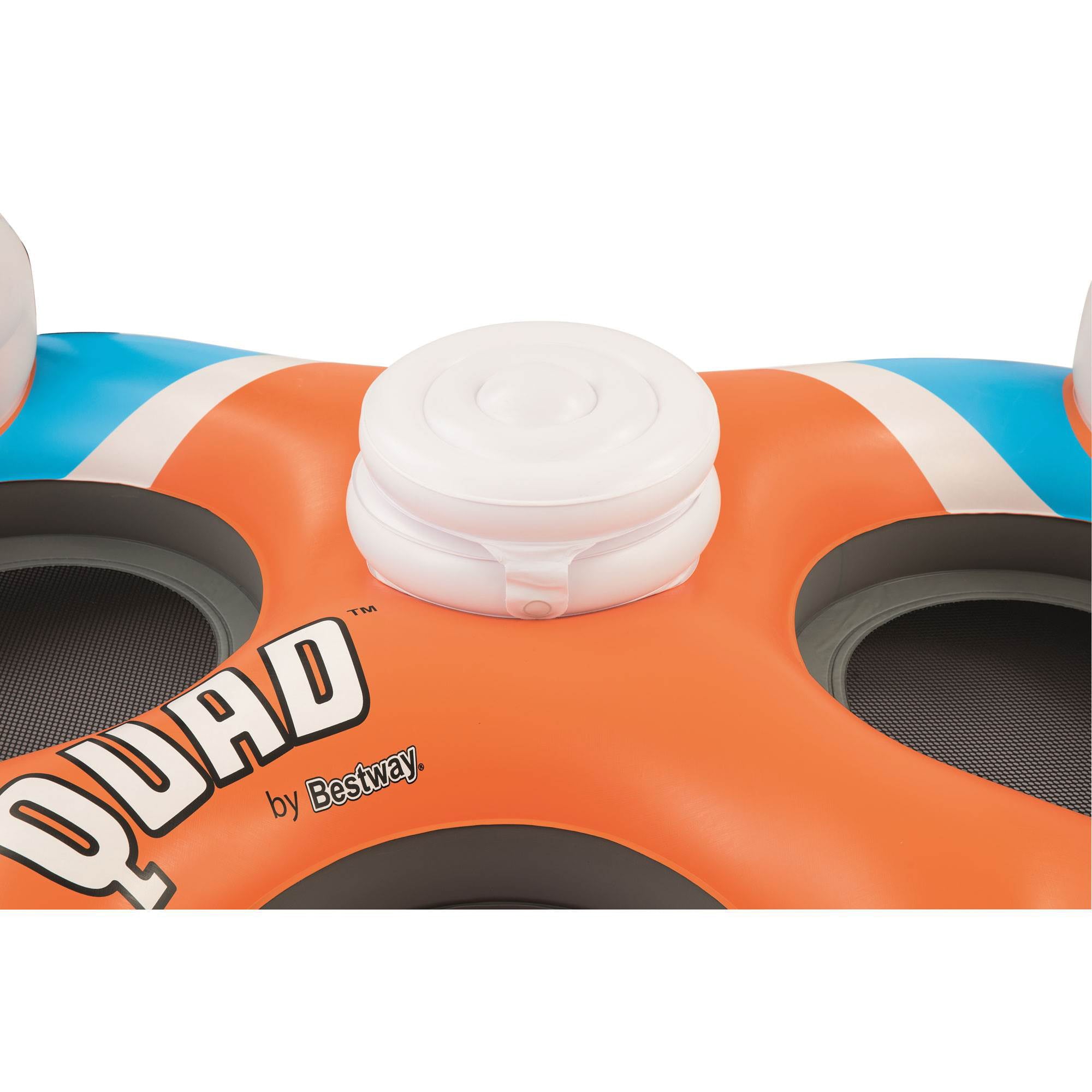 Bestway Rapid Rider 4 Person River Lake Raft and Intex Electric Air Pump