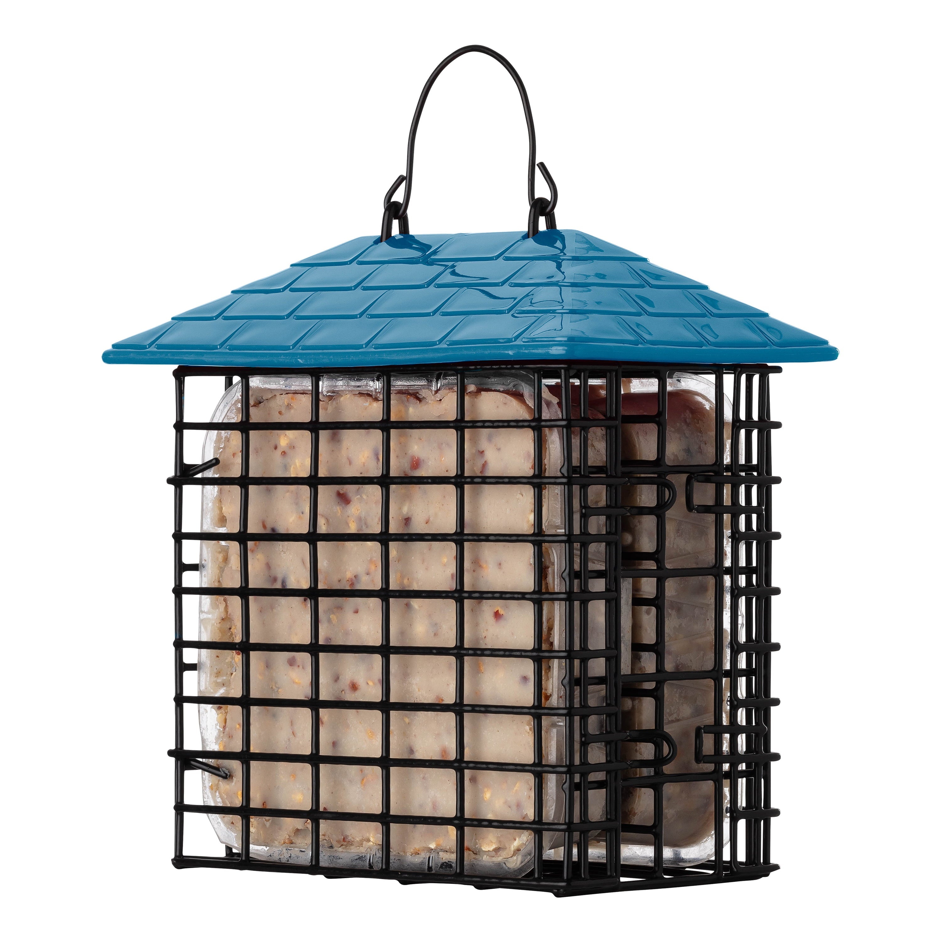 More Birds Double Suet Feeder with Weather Guard, Wild Bird, Assorted Colors