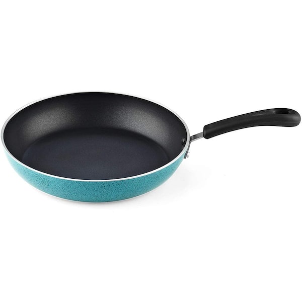 8 in./9.5 in. and 11 in. 3-Piece Nonstick Saute Skillet Turquoise Fry Pan Set