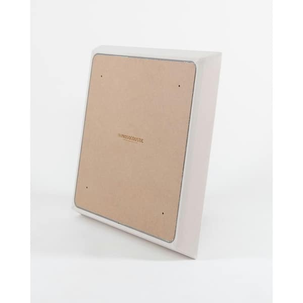 WAVERoom Pro 1 in. x 24 in. x 24 in. Diffusion-Enhanced Sound Absorbing Acoustic Panels in Stone (8-Pack)