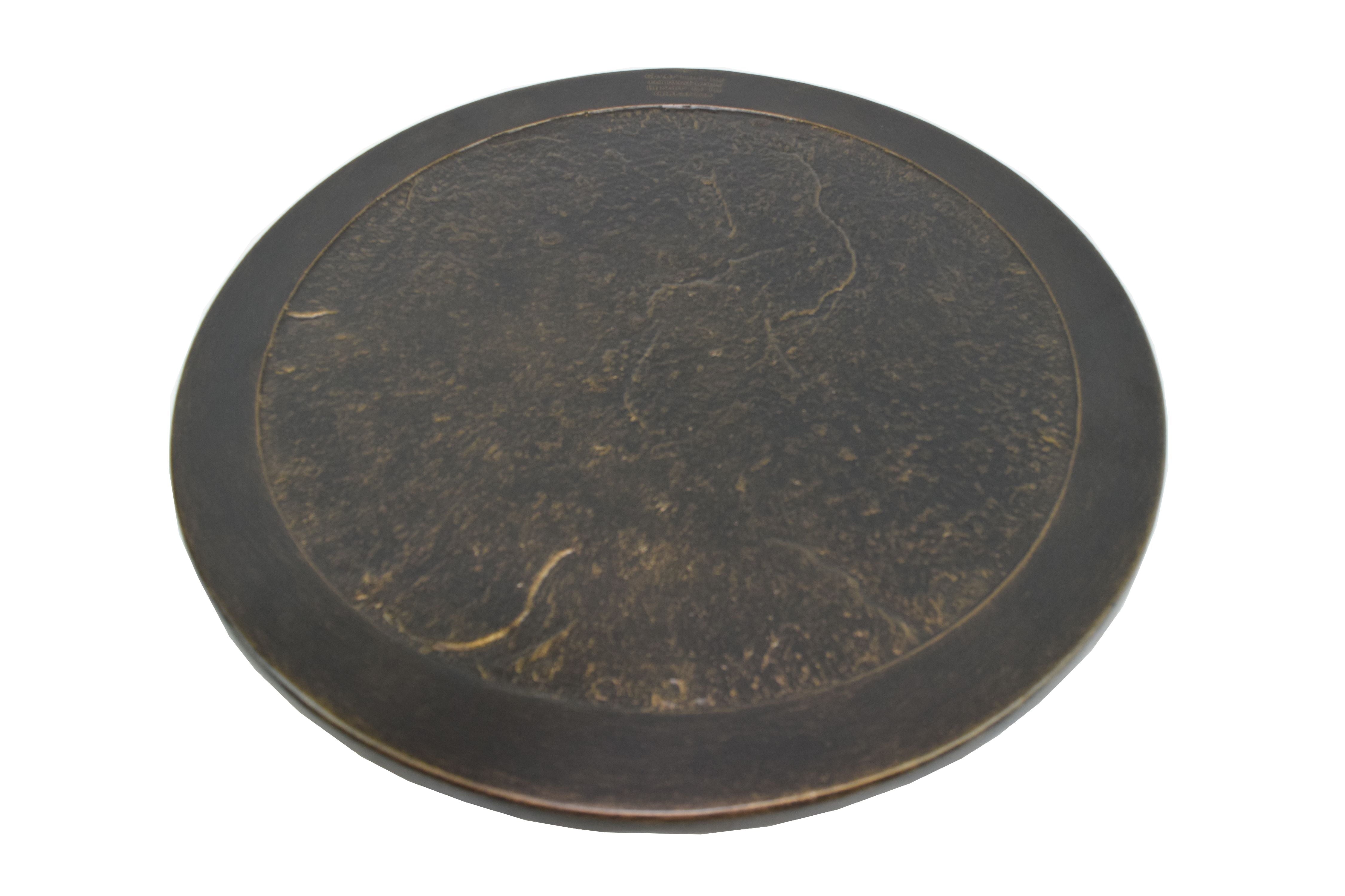 CC Outdoor Living 22” Antique Bronze Round Heavy Duty Lazy Susan and Fire Pit Table Cover