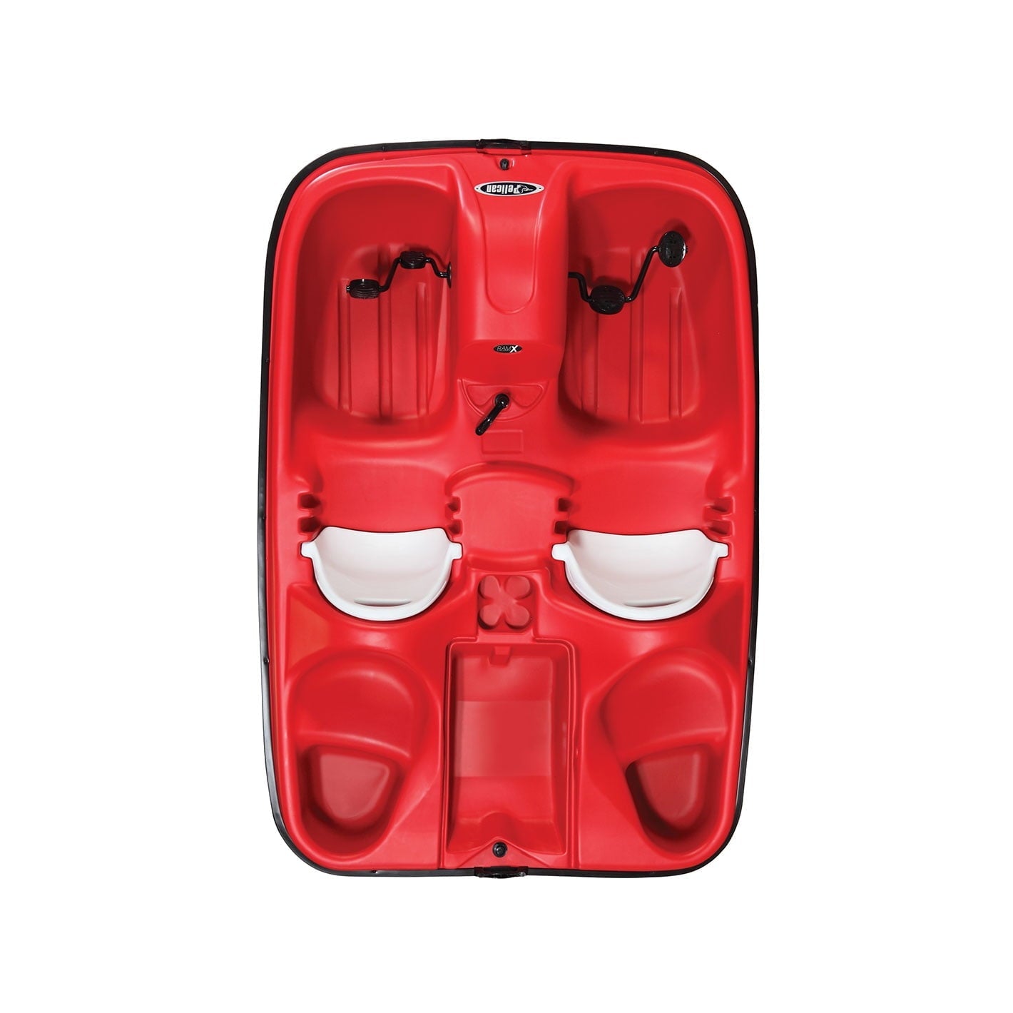 Pelican Sport - PEDAL BOAT MONACO - Adjustable 5 Seat Pedal Boat, Red/White