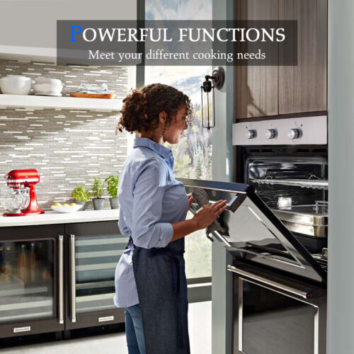 GASLAND Chef 24" Wall Oven 240V 2000W Stainless Steel Electric Grill Oven Roast