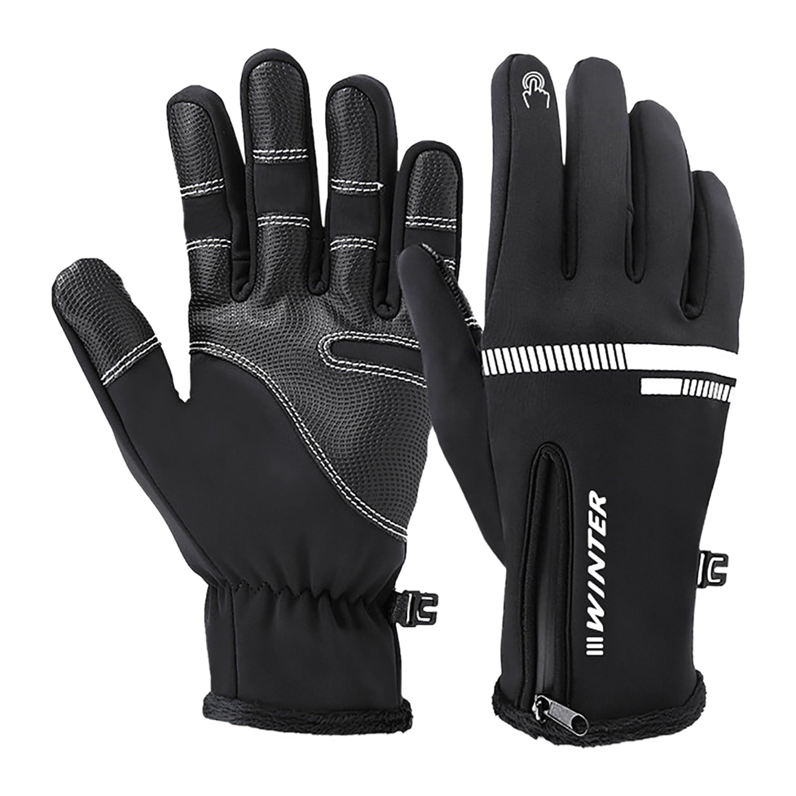 Kayannuo Back to School Clearance Sports Gloves Winter Ski Gloves Warm Outdoor Riding Windproof Gloves Scree Plus