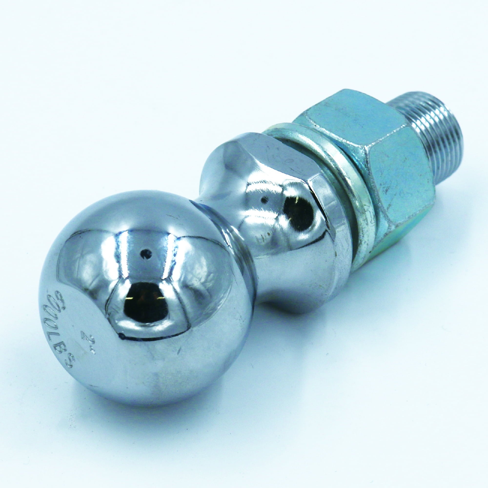 HyperTough 2 inch Chrome Hitch Ball, 6000 lbs GTW