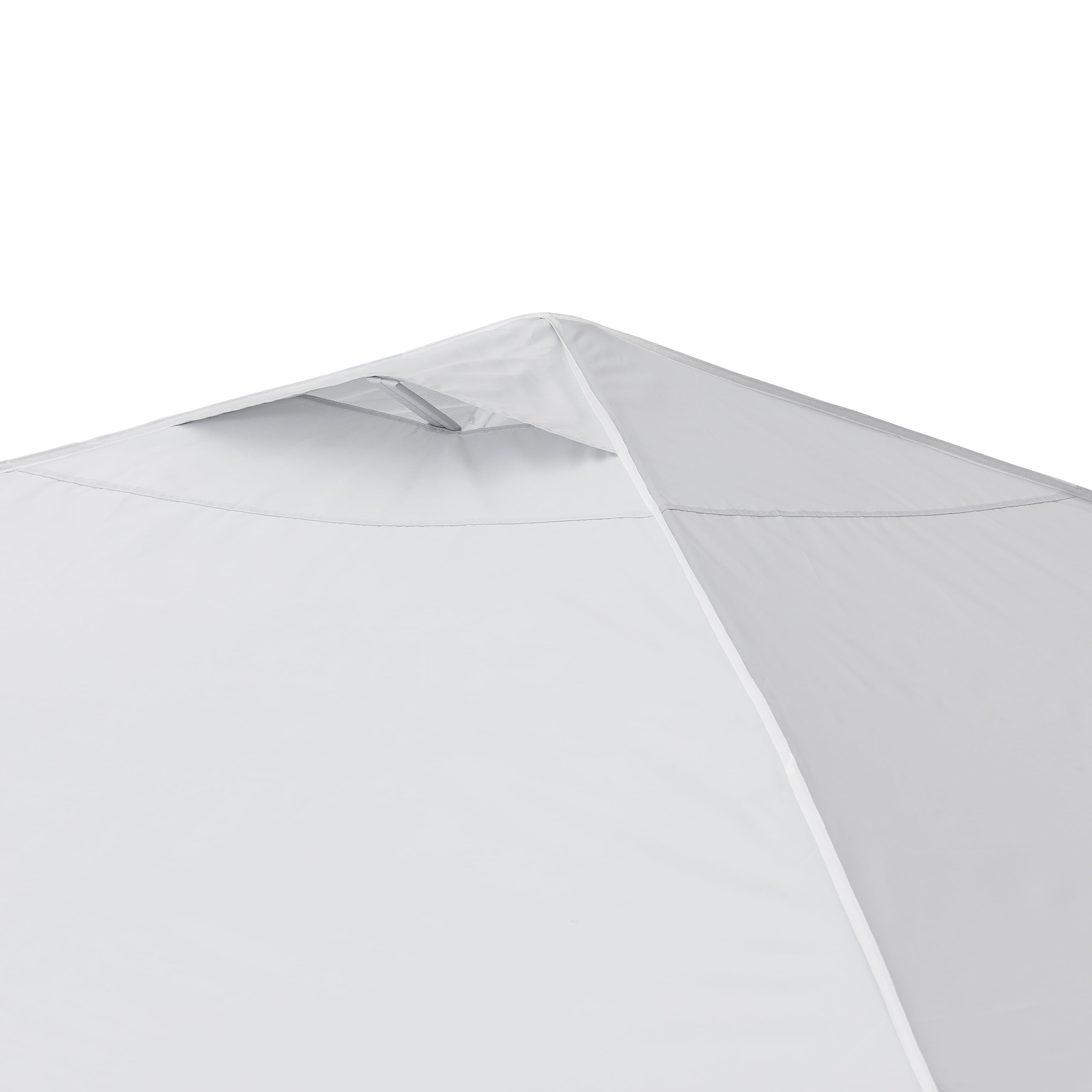 Ozark Trail Simple Push Straight Leg Instant Canopy, White, 10 ft x 10 ft