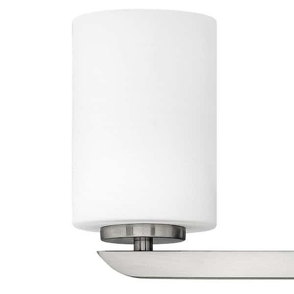 Kyra 24.0 in. 3-Light Brushed Nickel Vanity Light