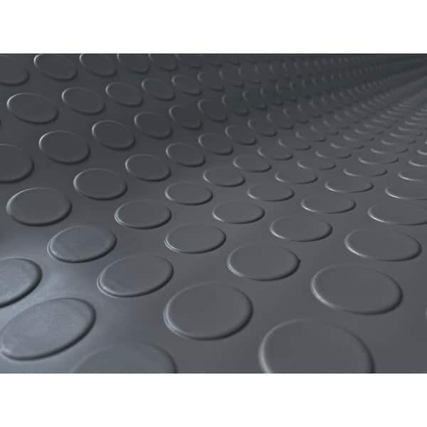 Coin 5 ft. x 10 ft. Slate Grey Commercial Grade Vinyl Garage Flooring Cover and Protector