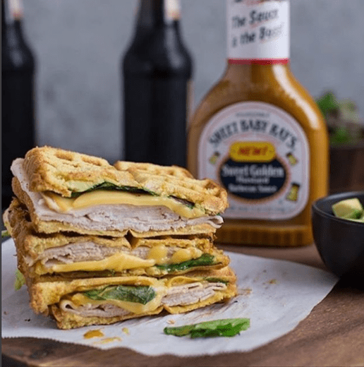 Baby Ray's Sweet Golden Mustard BBQ Sauce, 18 oz.