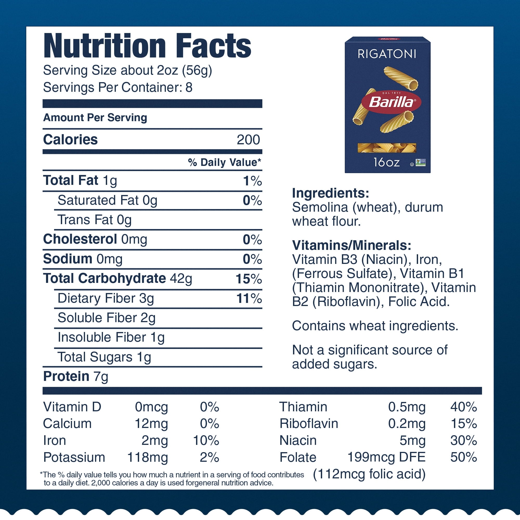 Barilla Classic Rigatoni Pasta, 16 oz