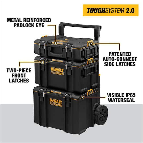 TOUGHSYSTEM 2.0 24 in. Tower Tool Box System (3 Piece Set)