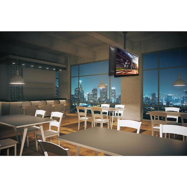 37 in. - 70 in. Dual Full Motion TV Ceiling Mount with 20-Degree Tilt, 198 lbs. Load Capacity