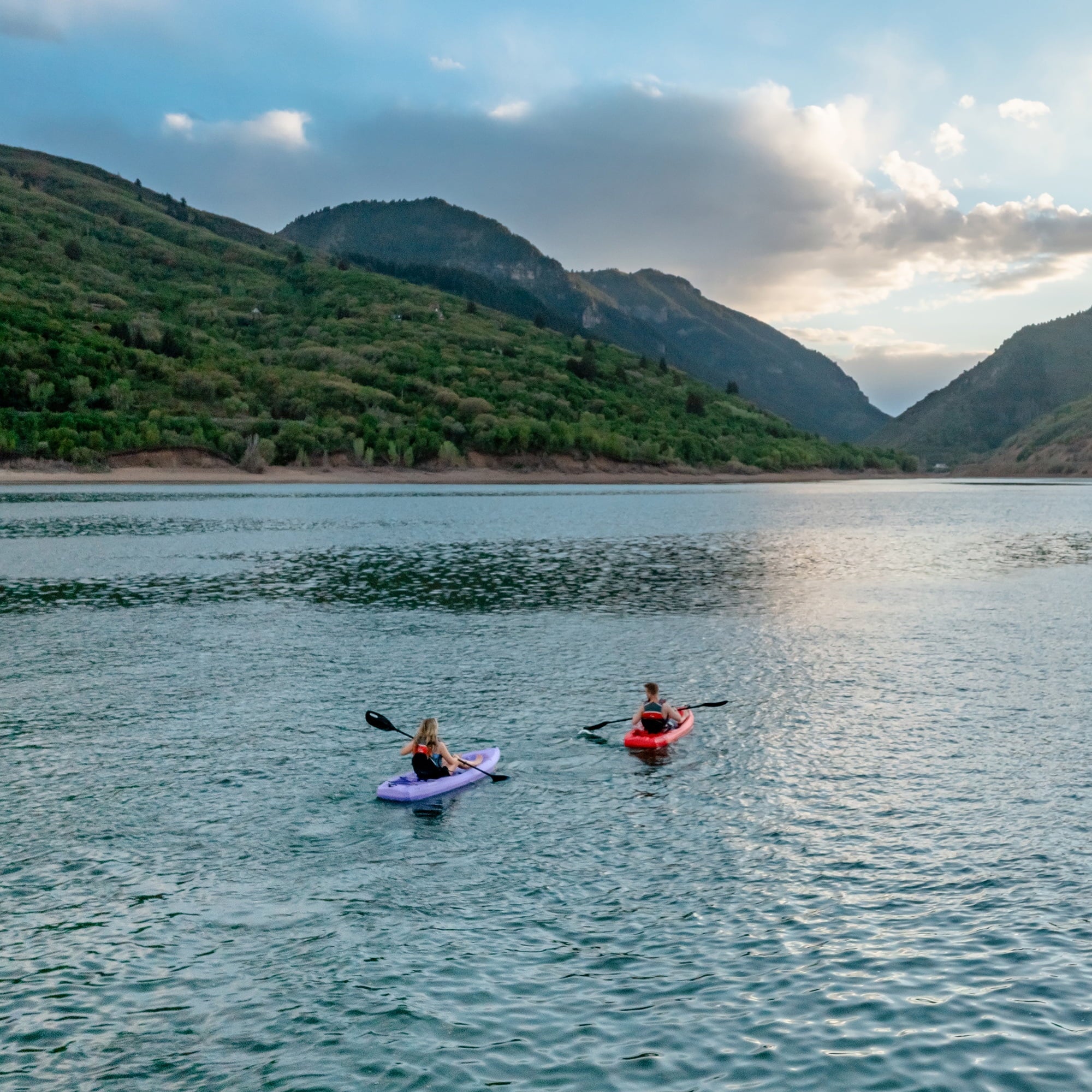 Lifetime Daylite 8 ft Sit-on-Top Kayak, Red (90775)