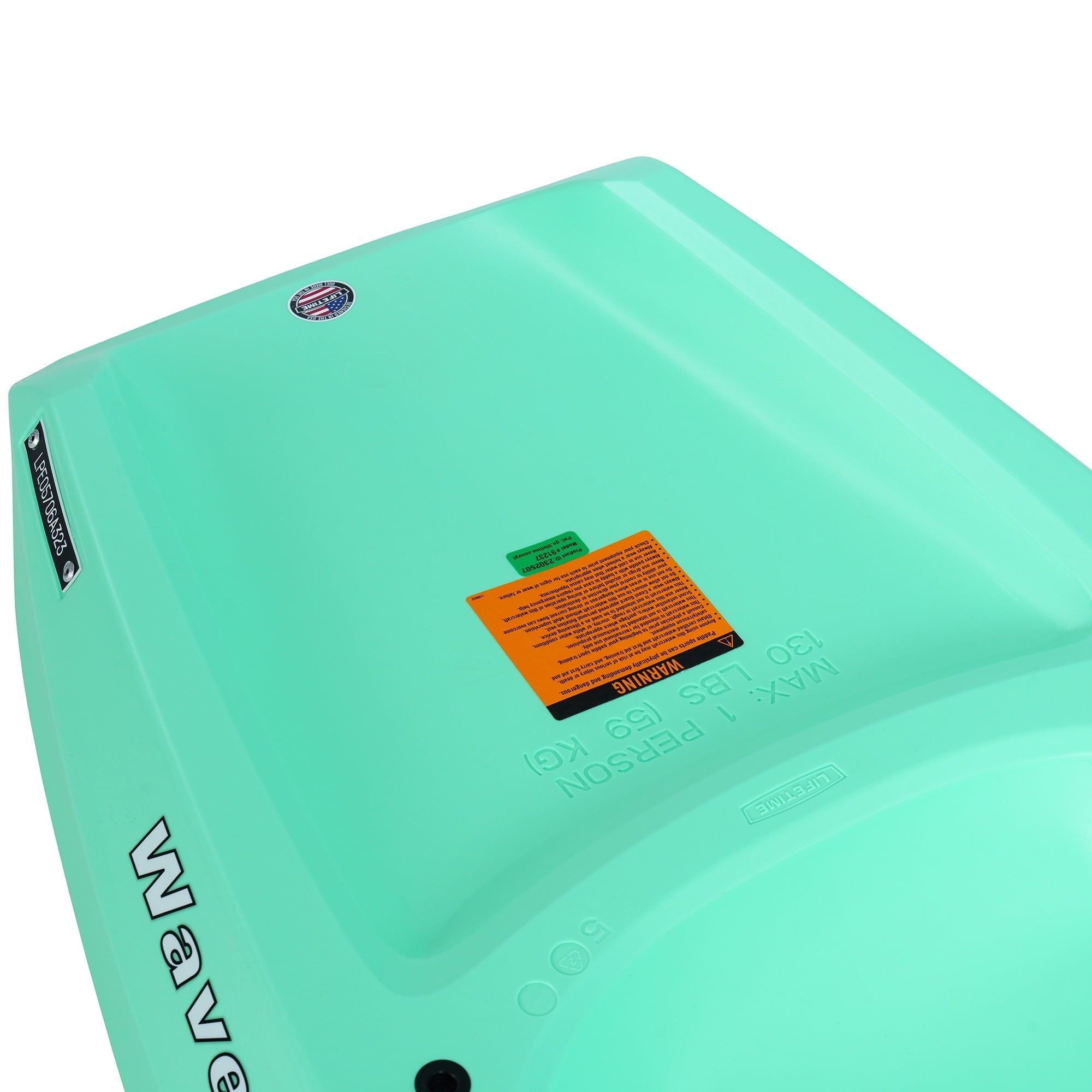 Lifetime Wave 6 ft Youth Kayak, Seafoam Green (91237)