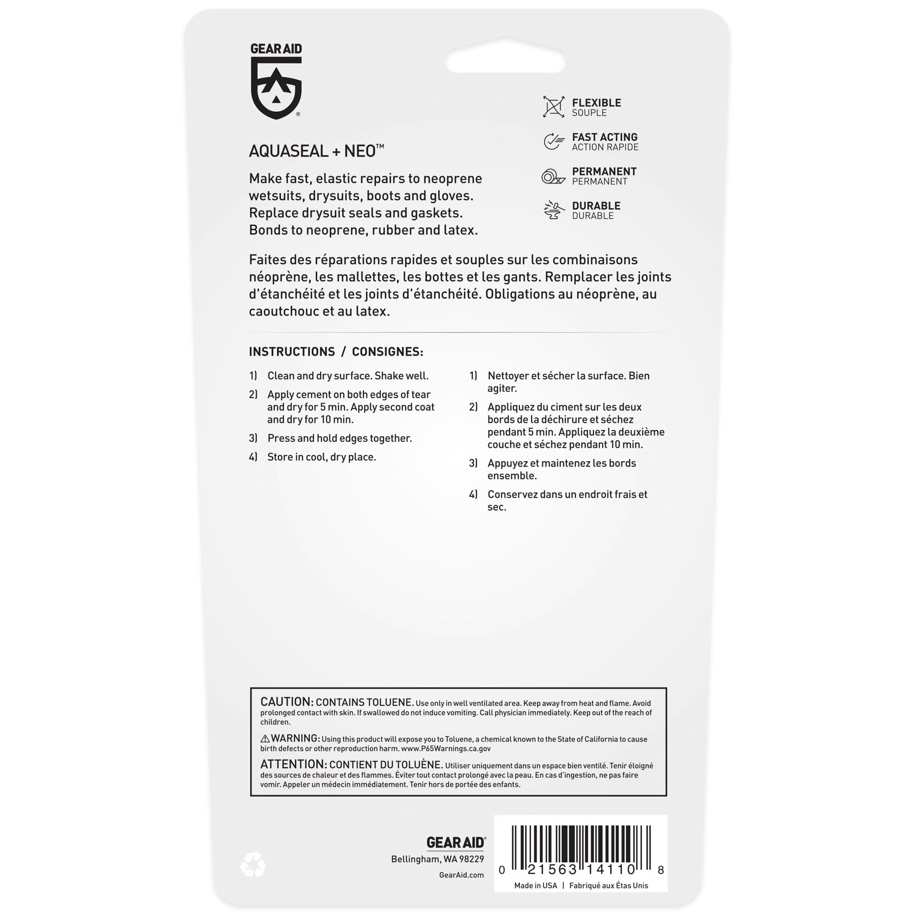 M Essentials Seal Cement Neoprene Contact Adhesive - Black -2 Oz Tube