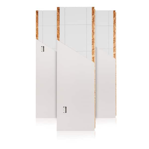 SMARTWALL 4 in. x 2 ft. x 8 ft. All-in-One Wall Panel with Electrical Box