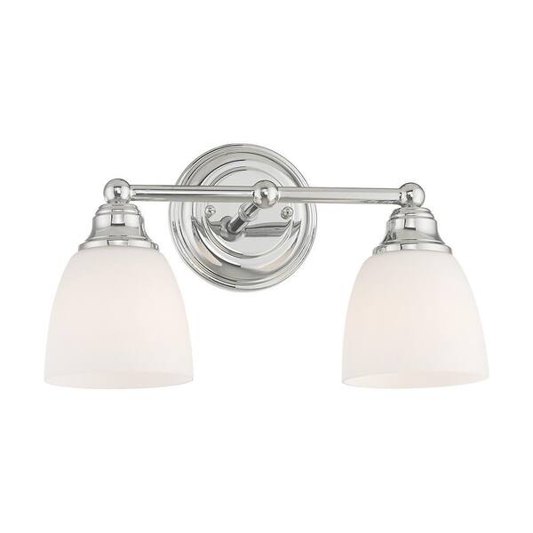 Beaumont 2 Light Polished Chrome Bath Vanity