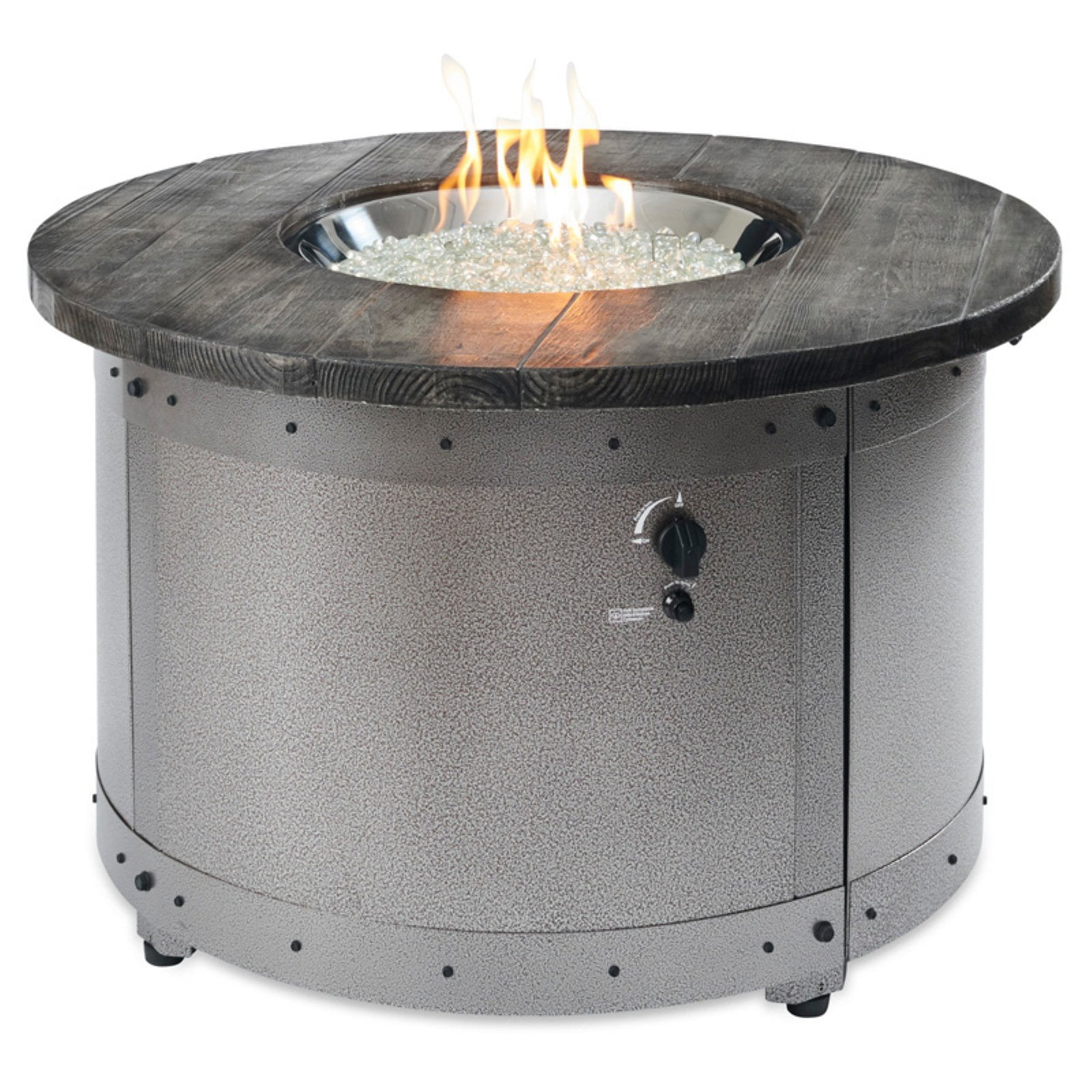 Outdoor GreatRoom Edison Round Gas Fire Pit Table