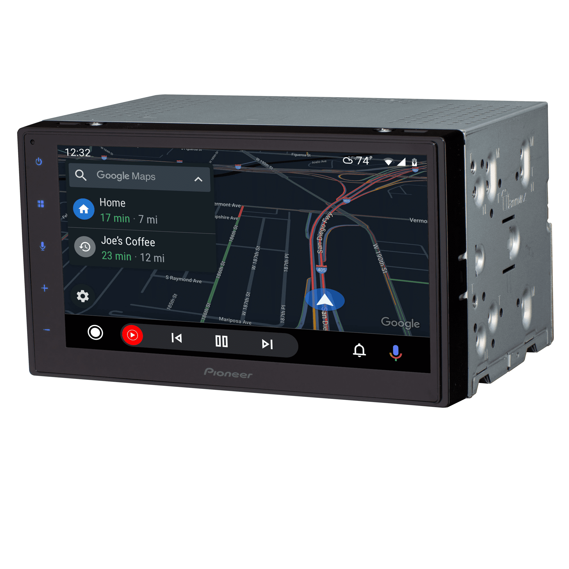 Pioneer DMH-160BT Car Play/Android Auto Digital Media Receiver with 6.8