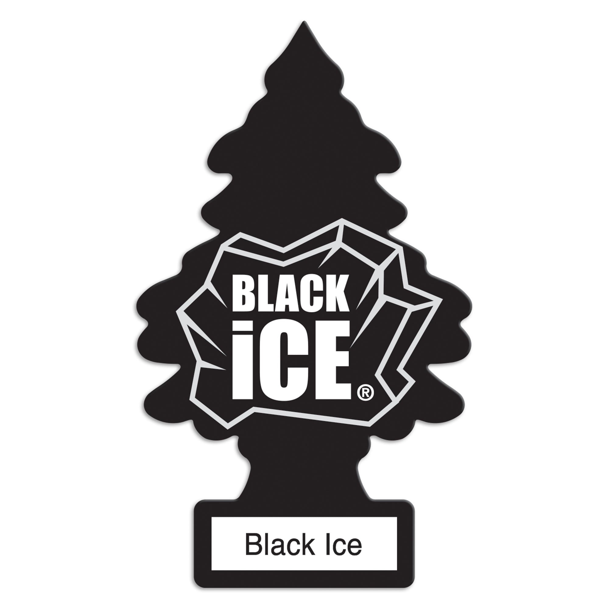 Little Trees Air Freshener Black Ice Fragrance 6-Pack