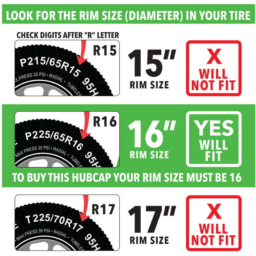 BDK 2012, 2013 Toyota Camry Style Hubcaps Wheel Cover, 16