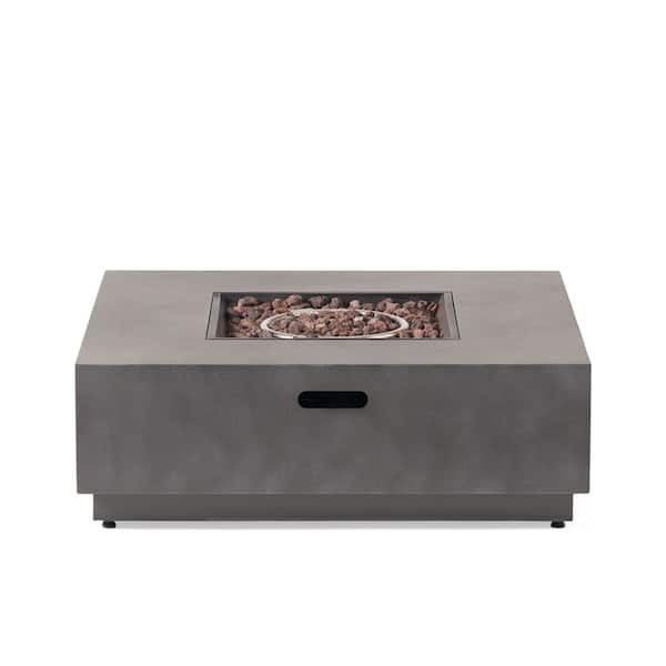Reign Concrete Square Metal Fire Pit (No Tank Holder)