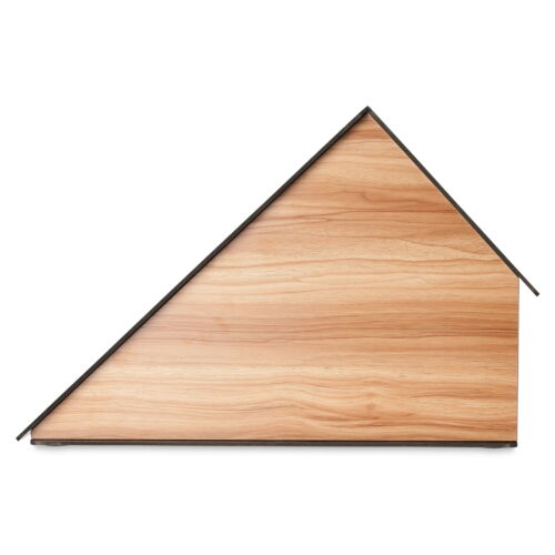 Modern Cat Condo with Sisal Scratching Pad & Washable Mat