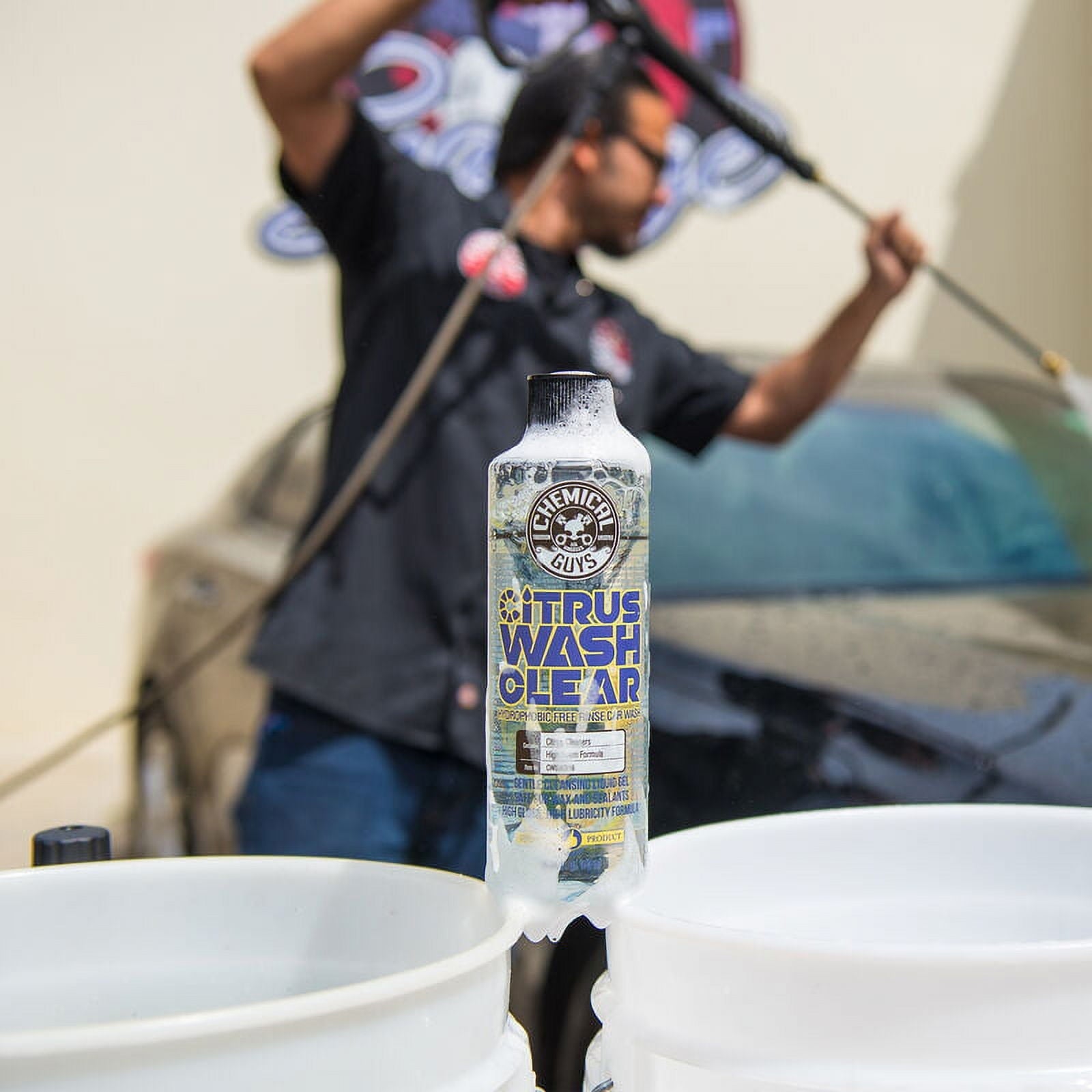 Chemical Guys CWS303 - Citrus Wash Clear Hydrophobic Free Rinse Car Wash (1 Gal)