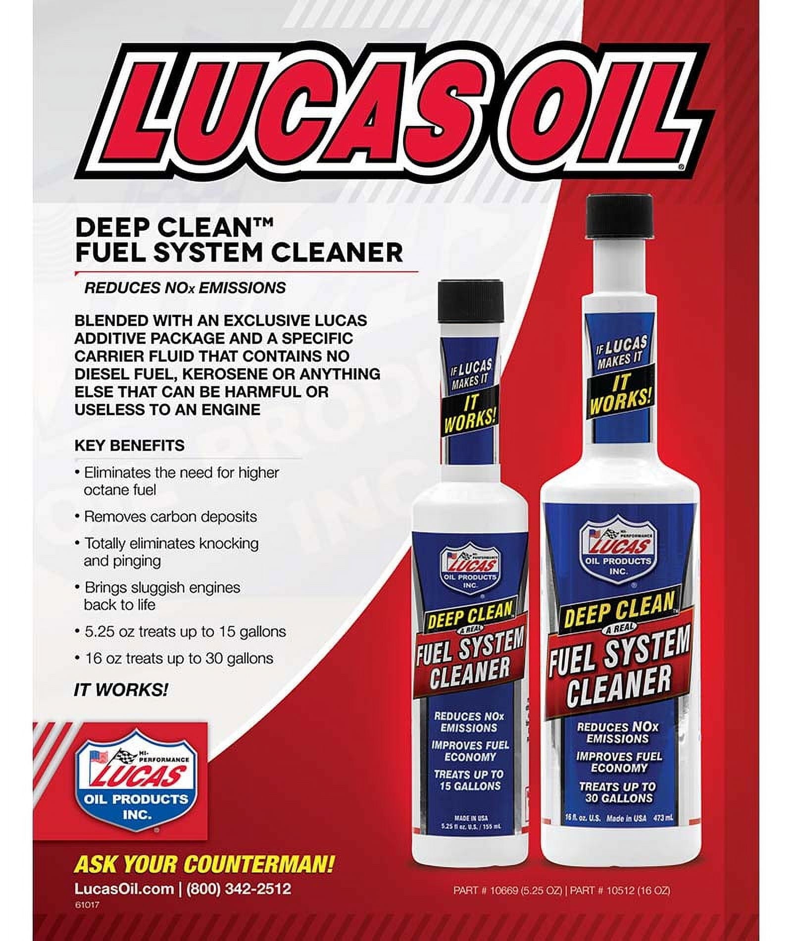 Lucas Oil 10669 Deep Clean Fuel System Cleaner