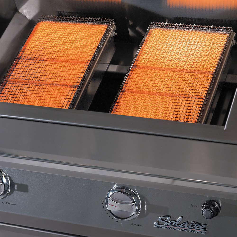 Solaire Deluxe Infrared Freestanding Grill, 27-Inches, Natural Gas