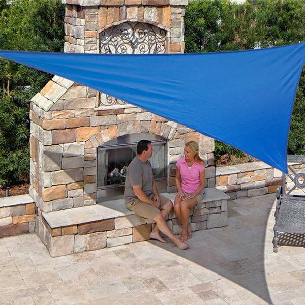 Coolhaven 18 ft. x 18 ft. Sapphire Triangle Shade Sail