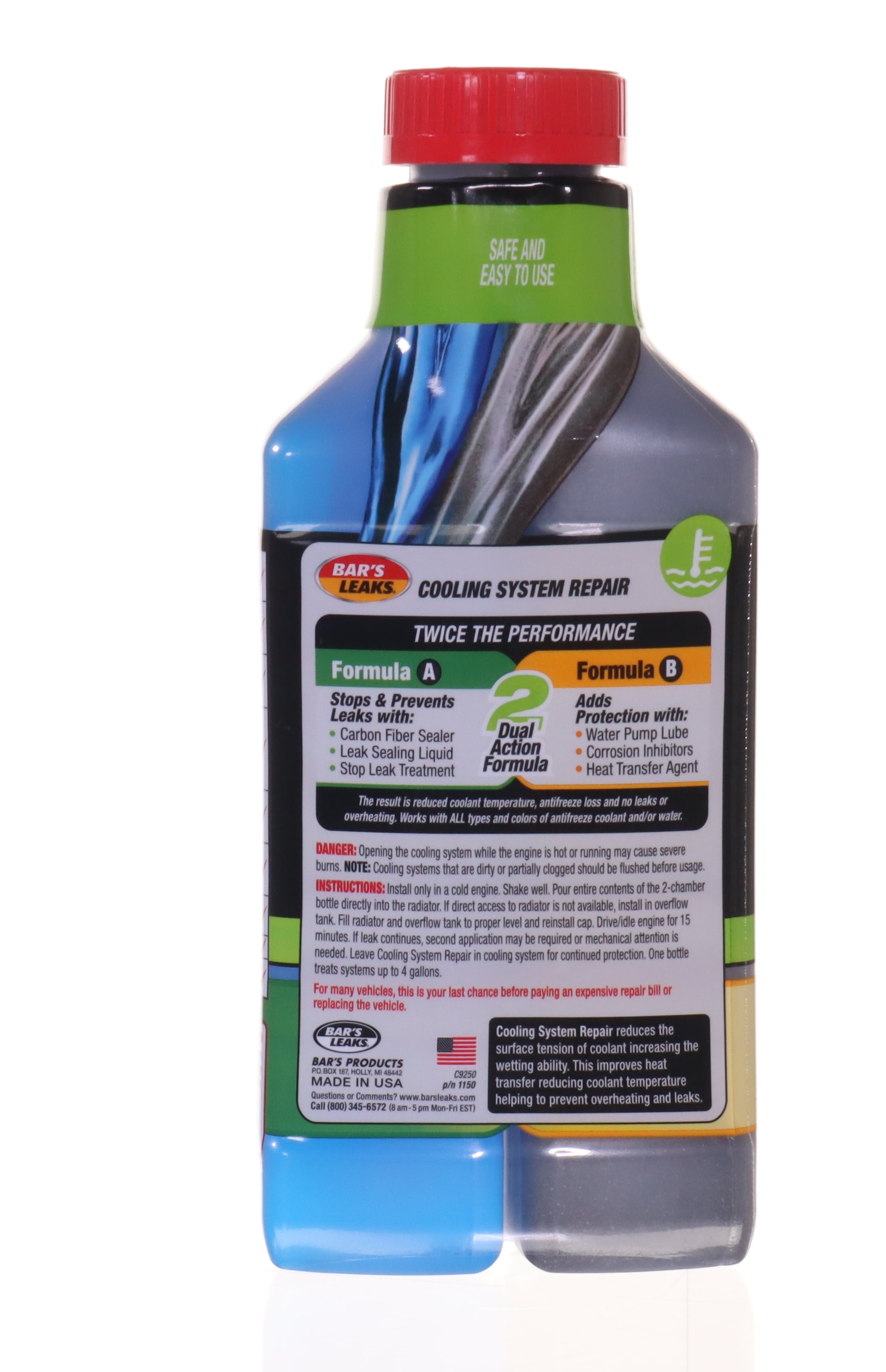 Bar's Leaks High Mileage Cooling System Repair Additive, 16.9 oz