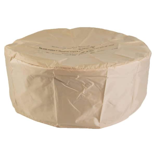 26 in. Carlisle MGO Propane Fire Pit Table with Glass Beads and Cover