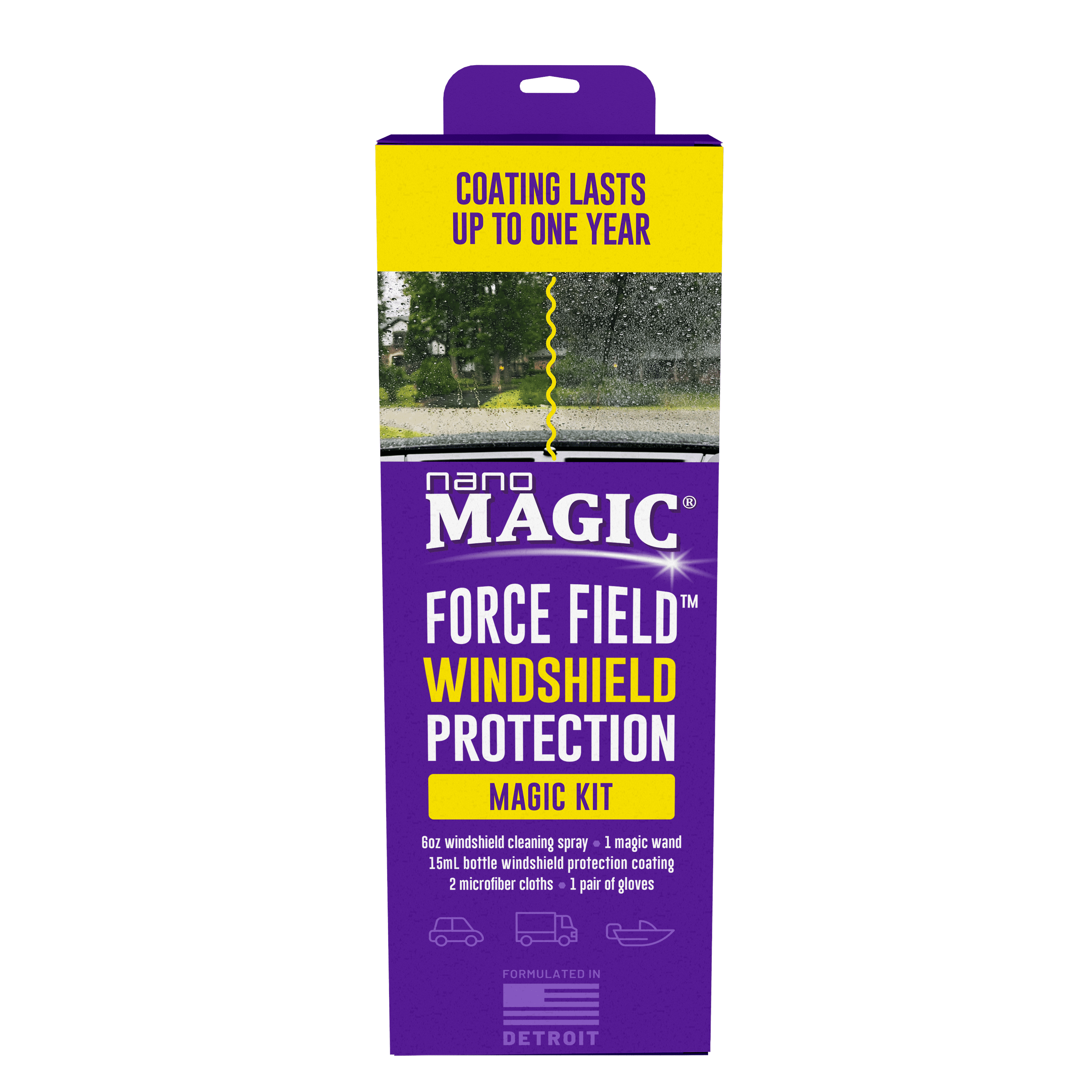 Nano Magic Auto Force Field Windshield Protection Kit