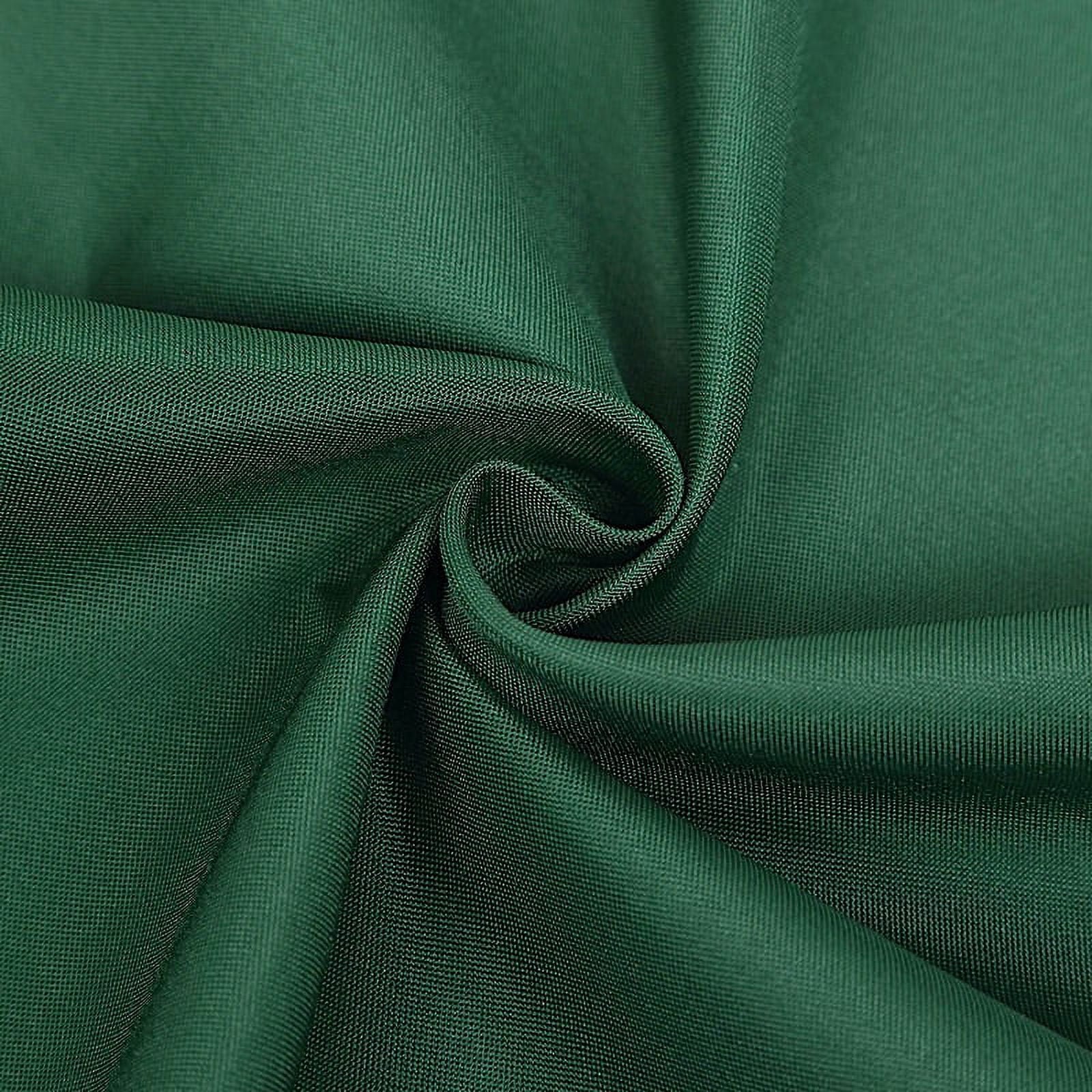 BalsaCircle Hunter Green Solid Polyester Folding Flat Chair Cover Slipcover Party Wedding