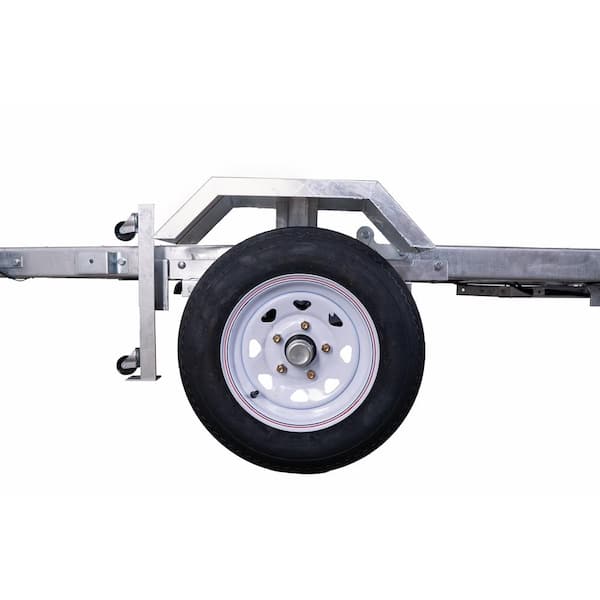 1450 lb. Capacity Single Axle Galvanized Folding Utility Trailer Kit
