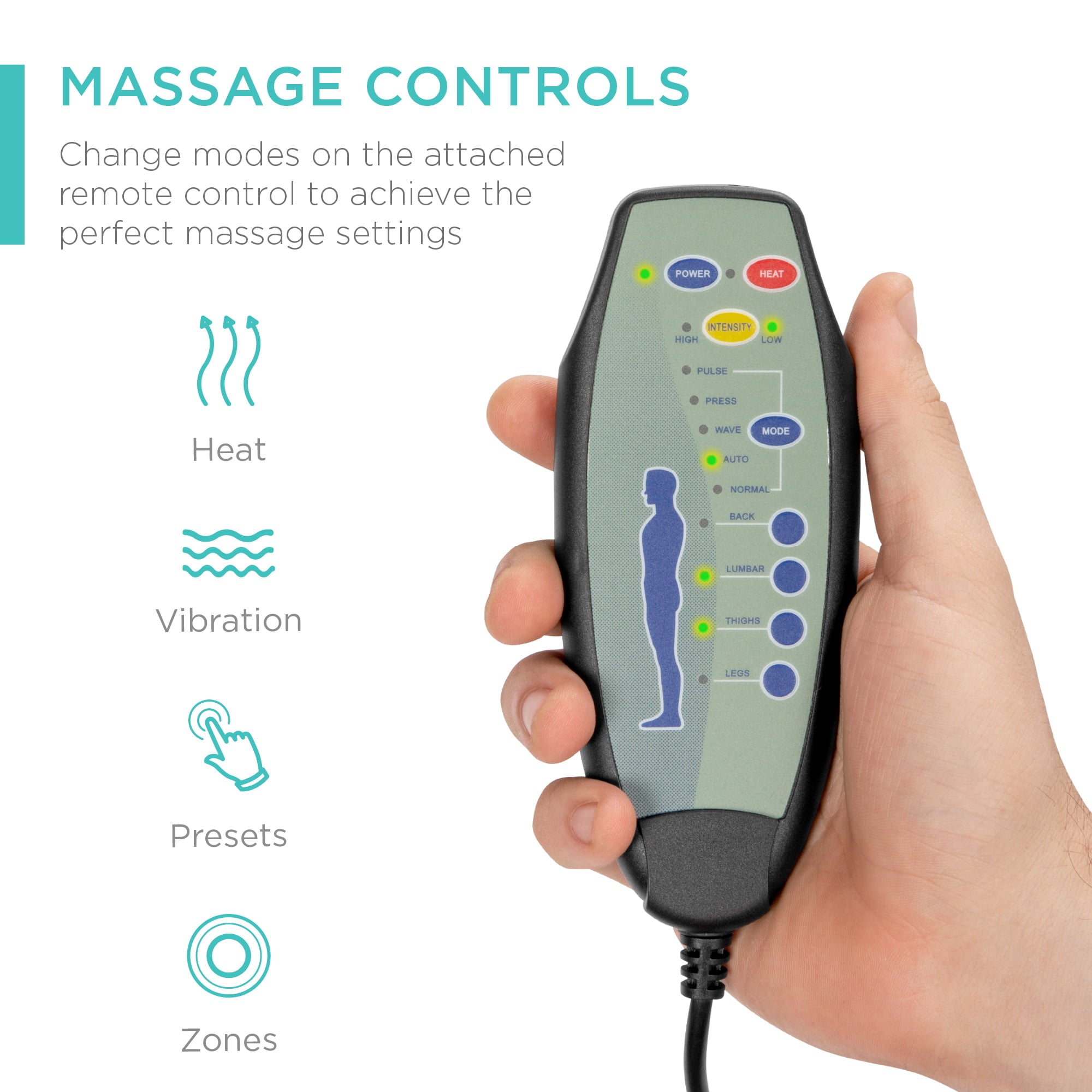 Best Choice Products Executive Swivel Massage Recliner Chair w/ Remote Control, 5 Modes, 2 Cup Holders - Gray