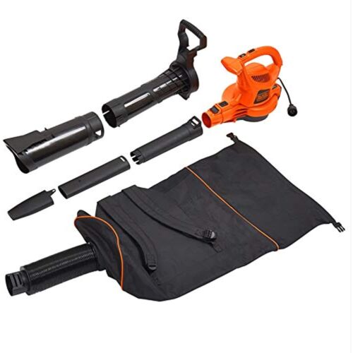 BLACK+DECKER 3-in-1 Electric Leaf Blower, Leaf Vacuum, Mulcher (BEBL7000)