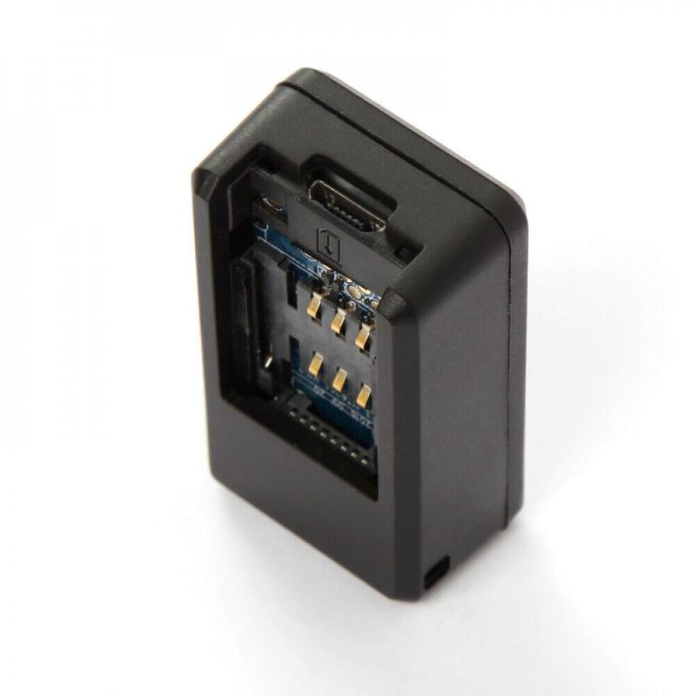 GPS Tracker, Magnetic Mini GPS Real Time Car Locator, Long Standby Portable Real-Time Positioning Device for Kids Elder Pets (Black)