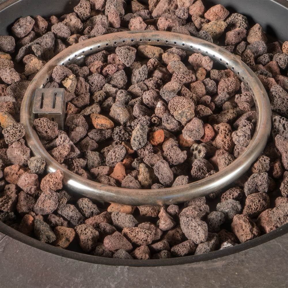 Blaeberry Outdoor Circular Natural Stone Fire Pit