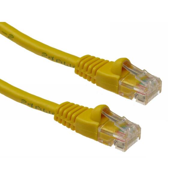100 ft. Cat5e Snagless Unshielded (UTP) Network Patch Cable, Yellow
