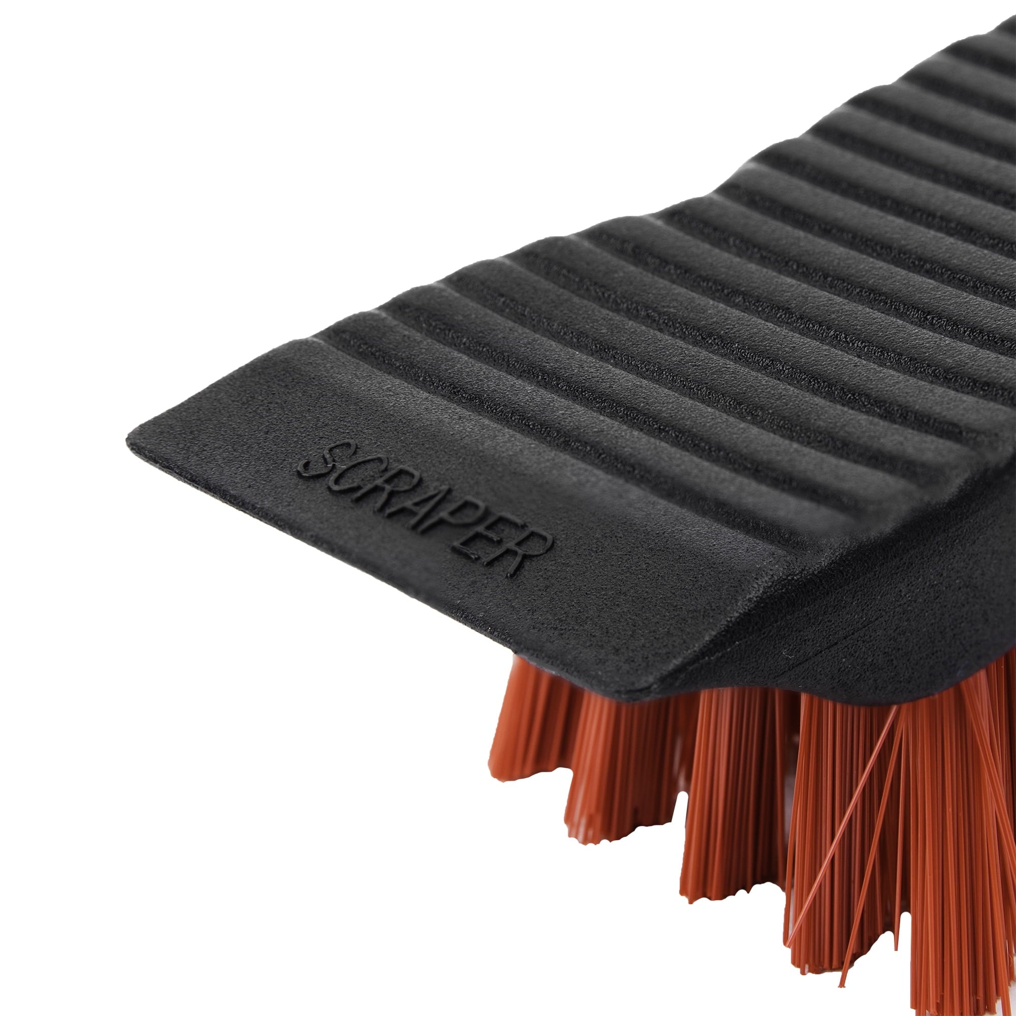 Libman High Power Scrub Brush Polypropylene Molded Block Recycled PET Scrubbing Fibbers Scraper Edge