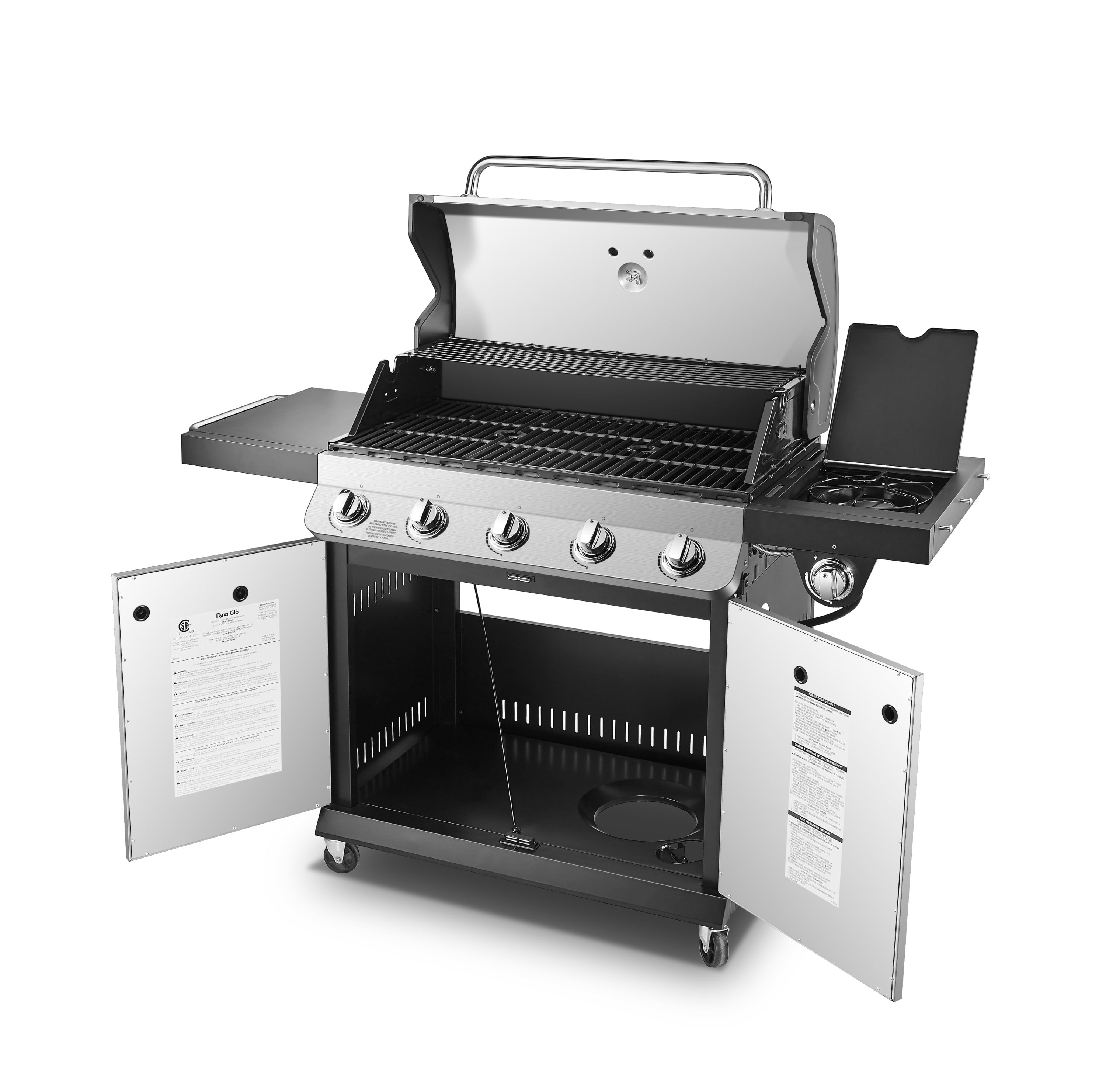Dyna-Glo 5 Burner Silver Propane Gas Grill