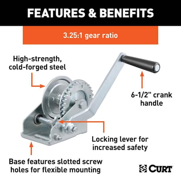Hand Winch (900 lbs., 6-1/2