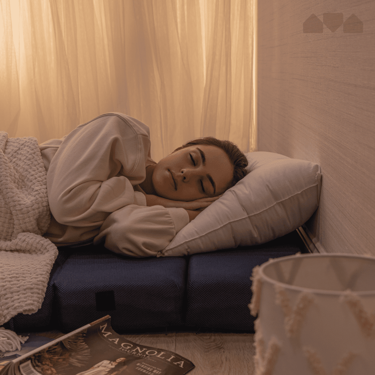 Tri-Fold Foam Folding Mattress and Sofa Bed for Guests - Queen 78 x 58 x 4.5 Inch