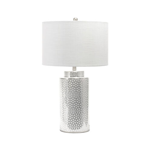 nuLOOM Austin Contemporary Silver Table Lamp