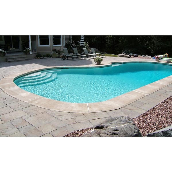 Patio-on-a-Pallet 18 in. x 18 in. Concrete Gray Variegated Traditional Yorkstone Paver (32 Pieces/72 Sq Ft)