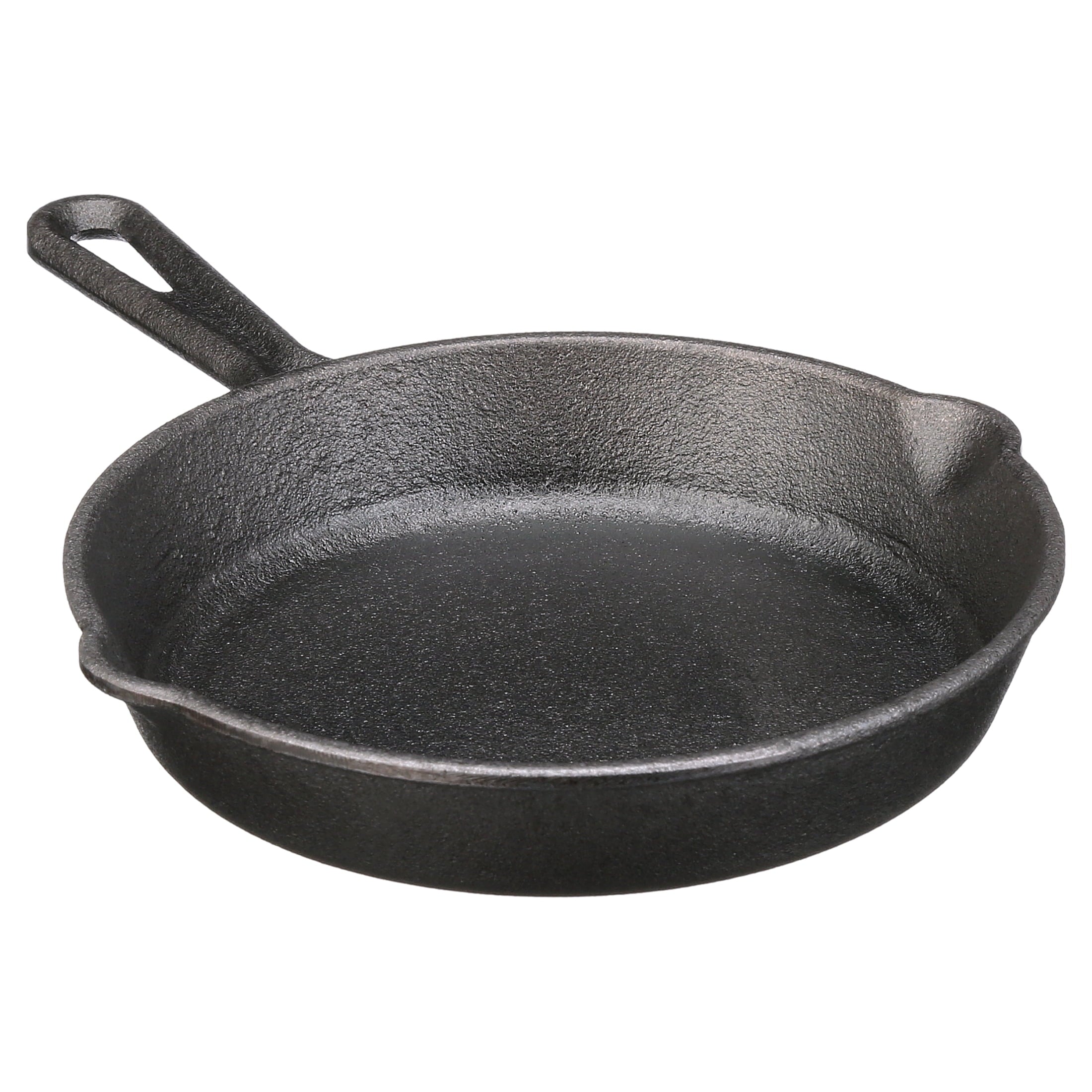 Ozark Trail 4-Piece Cast Iron Skillet Set with Handles and Griddle, Pre-Seasoned, 6