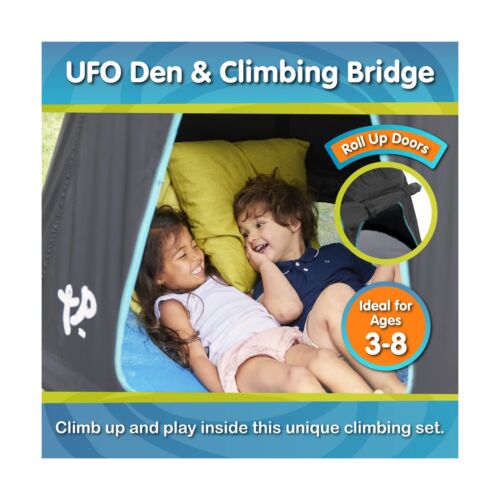 TP Monkey Bar Climber and UFO Hanging Fort Den, Jungle Gym, Active Outdoor Fu...