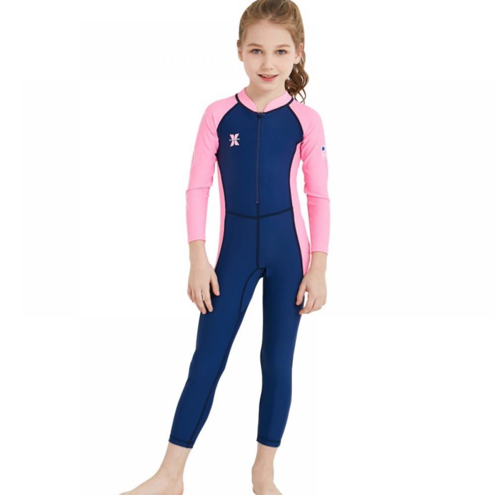 Wetsuit Kids Full 0.5Mm Nylon And Spandex Swimsuit Uv Protection Warm Long Sleeve Wetsuit